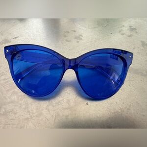 Rainbow OPTX Cat Eye Blue Sunglasses